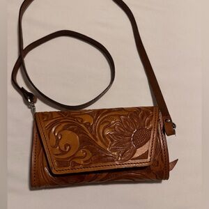 Handcrafted crossbody bag